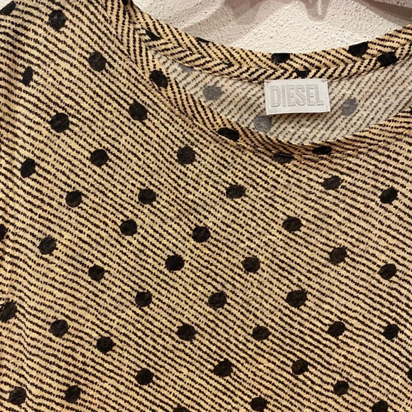 Diesel D-Lydy Polka Dot Linen Dress Size XXS EUC - Picture 3 of 5